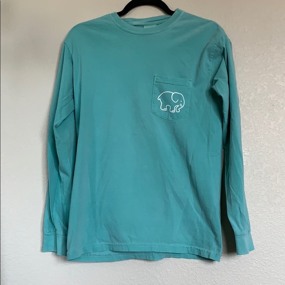 light blue IVORY ELLA long sleeve tshirt - Picture 1 of 2
